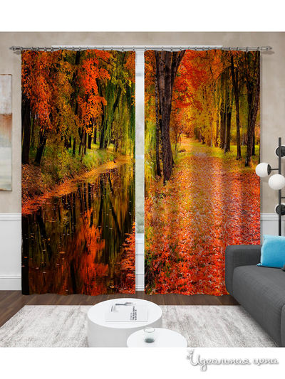 Шторы, 145*260 см, 2 шт. Сирень, цвет мультиколор