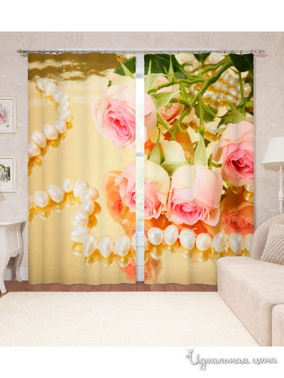 Шторы, 145*260 см, 2 шт. Сирень, цвет мультиколор