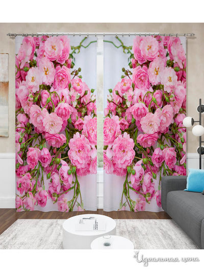 Шторы, 145*260 см, 2 шт. Сирень, цвет мультиколор