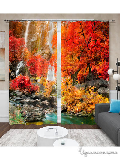 Шторы, 145*260 см, 2 шт. Сирень, цвет мультиколор