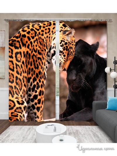 Шторы, 145*260 см, 2 шт. Сирень, цвет мультиколор