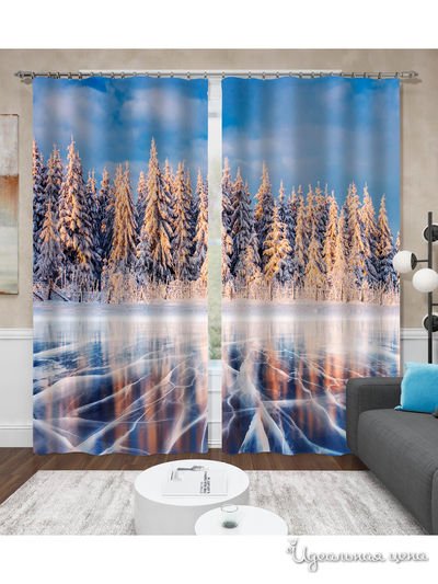 Шторы, 145*260 см, 2 шт. Сирень, цвет мультиколор