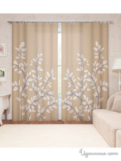 Шторы, 150*260 см, 2 шт. Сирень, цвет мультиколор