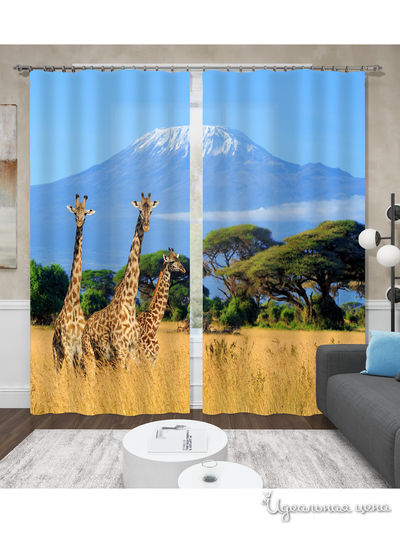 Шторы, 150*260 см, 2 шт. Сирень, цвет мультиколор