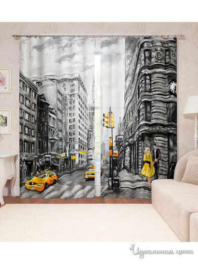 Шторы, 150*260 см, 2 шт. Сирень, цвет мультиколор