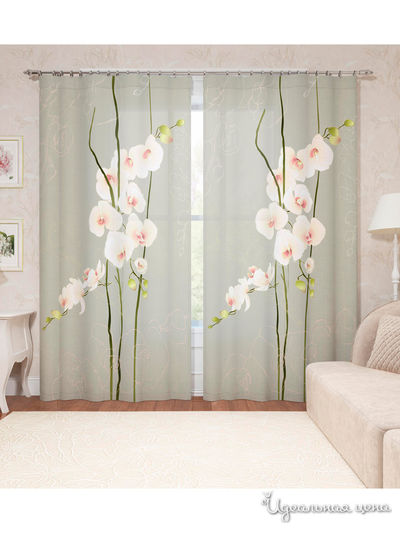 Шторы, 150*260 см, 2 шт. Сирень, цвет мультиколор