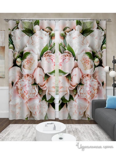 Шторы, 150*260 см, 2 шт. Сирень, цвет мультиколор