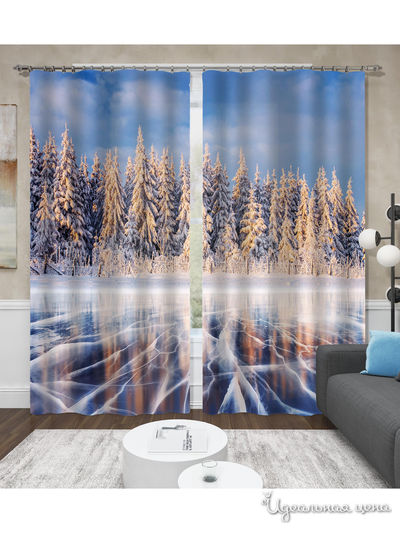 Шторы, 150*260 см, 2 шт. Сирень, цвет мультиколор