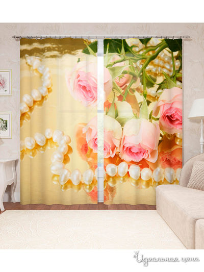 Шторы, 150*260 см, 2 шт. Сирень, цвет мультиколор