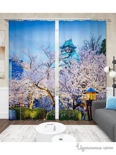 Шторы, 150*260 см, 2 шт. Сирень, цвет мультиколор