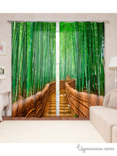 Шторы, 150*260 см, 2 шт. Сирень, цвет мультиколор