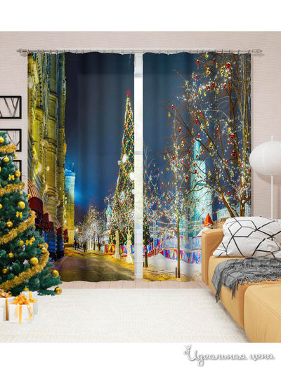 Шторы, 150*260 см, 2 шт. Сирень, цвет мультиколор