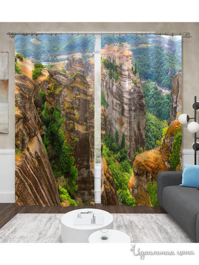 Шторы, 150*260 см, 2 шт. Сирень, цвет мультиколор