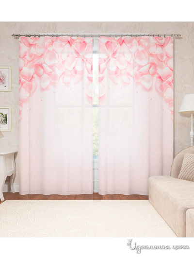 Шторы, 150*260 см, 2 шт. Сирень, цвет мультиколор