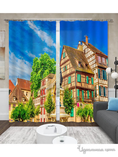 Шторы, 150*260 см, 2 шт. Сирень, цвет мультиколор