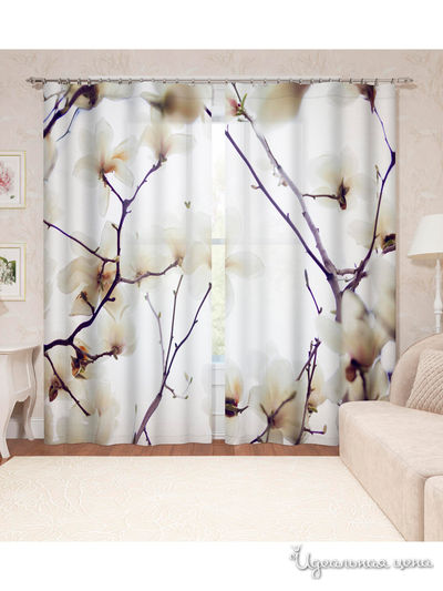 Шторы, 150*260 см, 2 шт. Сирень, цвет мультиколор