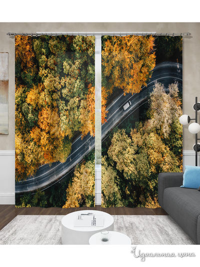 Шторы, 150*260 см, 2 шт. Сирень, цвет мультиколор