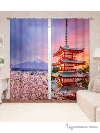 Шторы, 150*260 см, 2 шт. Сирень, цвет мультиколор