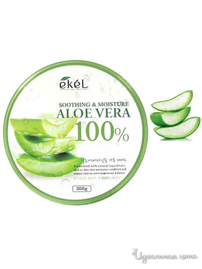Гель для лица и тела многофункциональный с экстрактом алоэ, 300 г, Ekel