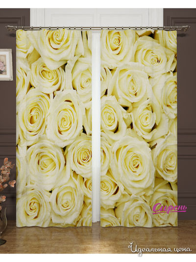 Шторы, 145*260 см, 2 шт. Сирень, цвет мультиколор