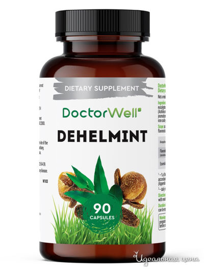 Комплекс от паразитов Dehelmint, 90 капсул, DoctorWell