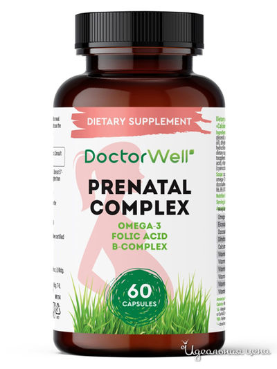 Комплекс для беременных Prenatal Complex, 60 капсул, DoctorWell