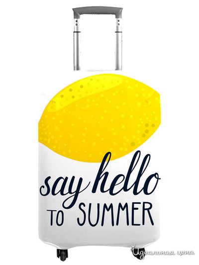 Чехол на чемодан, М (высота 70 см) Сирень, цвет мультиколор