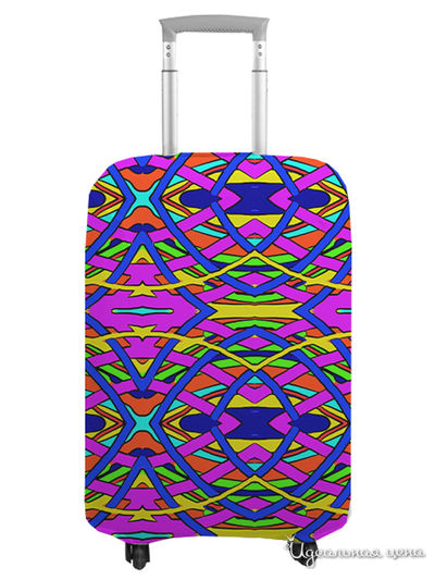 Чехол на чемодан, S (высота 55 см) Сирень, цвет мультиколор