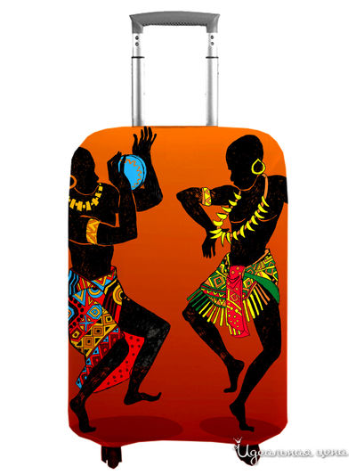 Чехол на чемодан, М (высота 70 см) Сирень, цвет мультиколор