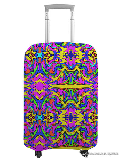 Чехол на чемодан, S (высота 55 см) Сирень, цвет мультиколор
