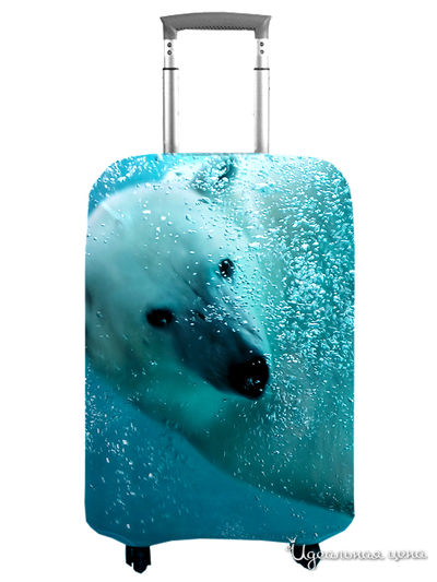 Чехол на чемодан, М (высота 70 см) Сирень, цвет мультиколор