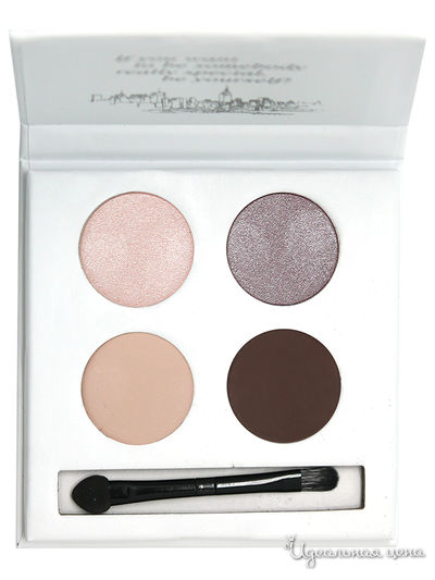 Палетка теней 4 тона, Lilac garden, Landa Branda