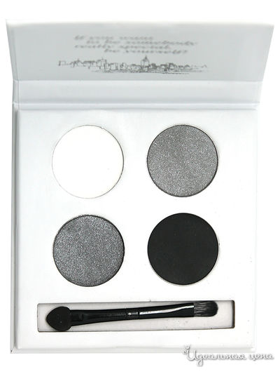 Палетка теней 4 тона, smoky eyes, Landa Branda