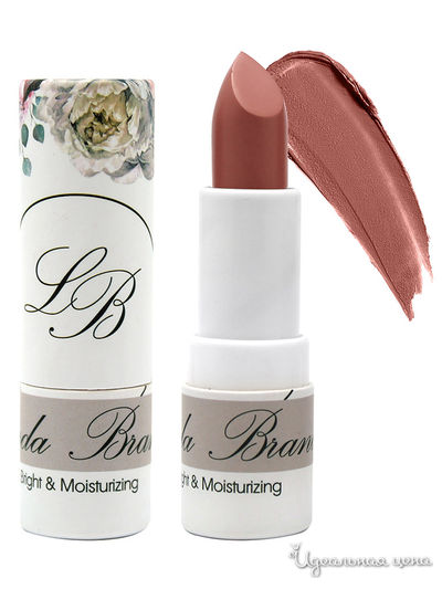 Помада для губ Сияние и увлажнение, dusty rose, 4 г, Landa Branda