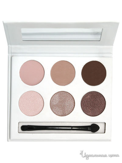 Палетка теней для глаз 6 тонов, natural quartz, Landa Branda