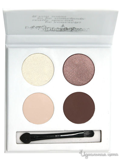 Палетка теней 4 тона, natural shine, Landa Branda