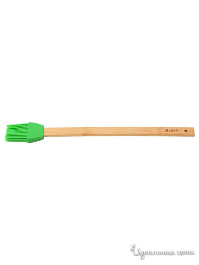Кисть кулинарная Bravo, цвет бежевый, зеленый