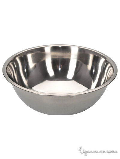 Миска глубокая, 28 см, 4 л Weltime, цвет серебристый