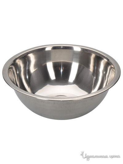 Миска глубокая, 24 см, 2,4 л Weltime, цвет серебристый