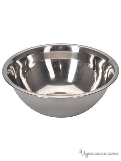 Миска глубокая, 0,8 л Weltime, цвет серебристый