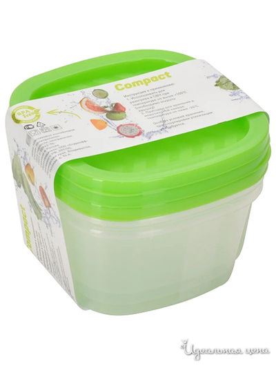 Набор контейнеров, 3 шт. Good & Good, цвет в ассортименте