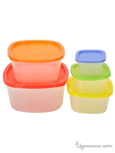 Набор контейнеров, 5 шт. Good & Good, цвет в ассортименте