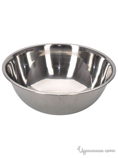 Миска глубокая, 2,9 л Weltime, цвет серебристый
