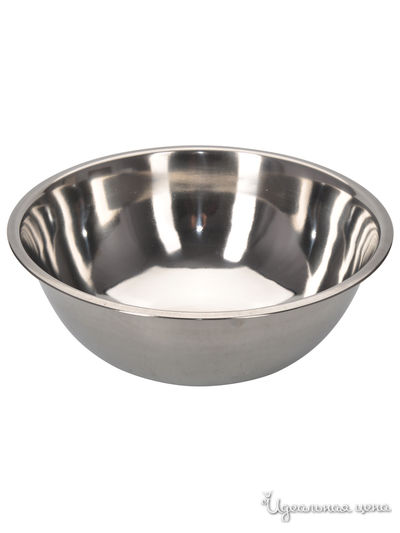 Миска глубокая, 5 л Weltime, цвет серебристый
