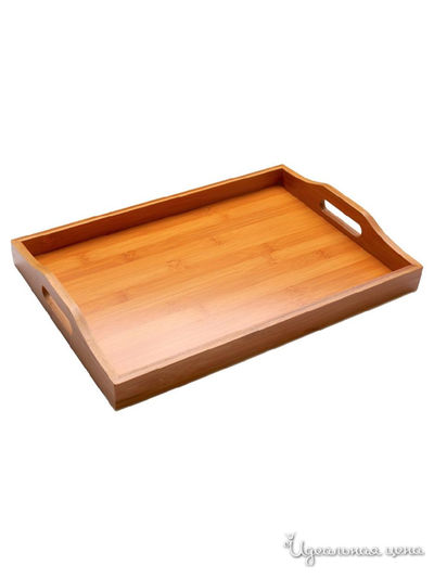 Поднос сервировочный, 40*27,8*5,5 см Bravo, цвет бежевый