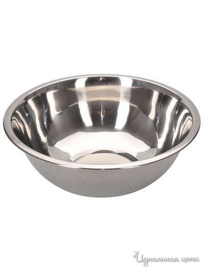 Миска глубокая, 34 см, 6,1 л Weltime, цвет серебристый
