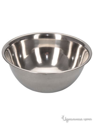 Миска глубокая, 20 см, 1,2 л Weltime, цвет серебристый