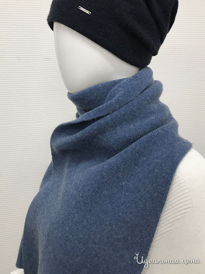 Шарф, 26*194 см Deja Fashion, цвет серый-синий