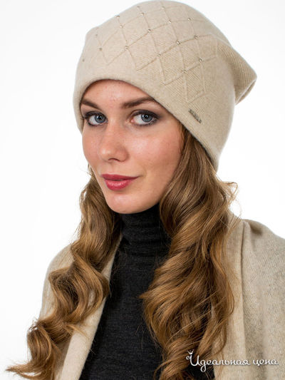 Шапка Deja Fashion, цвет бежевый