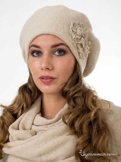 Шапка Deja Fashion, цвет бежевый